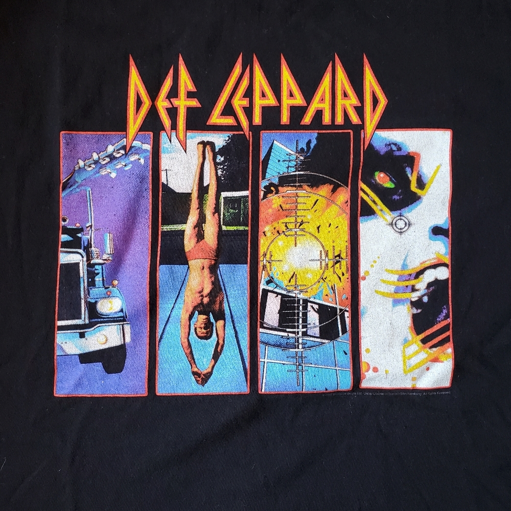 DEF LEPPARD Rock of Ages Tour 2005 XL NWOT Joe Elliott British Rock Royalty